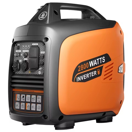 2000W Digital Inverter Generator 2800W Starting Power with Pure Sine Output for Cameras Laptops and