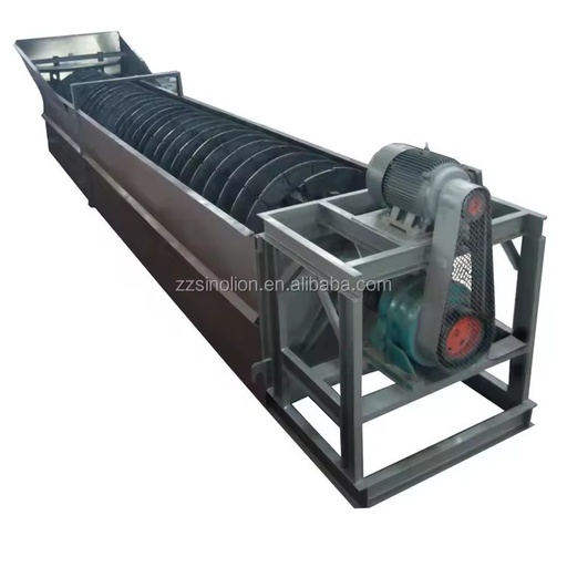 Gravel Sand Stone Double Spiral Type Screw Sand Washer Price