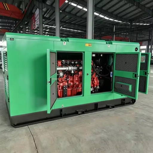 100kw-500kw Natural Gas/Biogas/Natural/LPG Biomass Methane Hydrogen Gas Turbine Water Cooled Power Generator 80% Efficiency