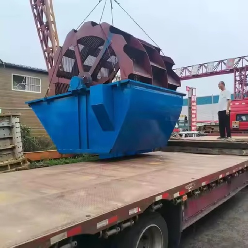 High Output 100 T/H Wheel Type Sand Cleaning Machine Supplier for Mining Sand Washing Quarry with Essential Pump Component