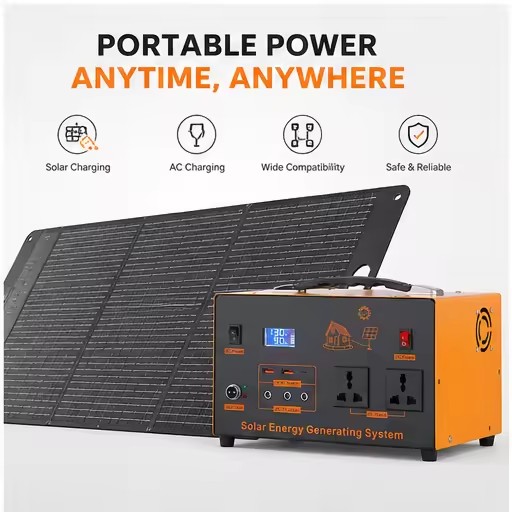 Wholesale 500W 720Wh Home Solar System Portable Power Station with UPS Function for Reliable Home Computer and Router Backup