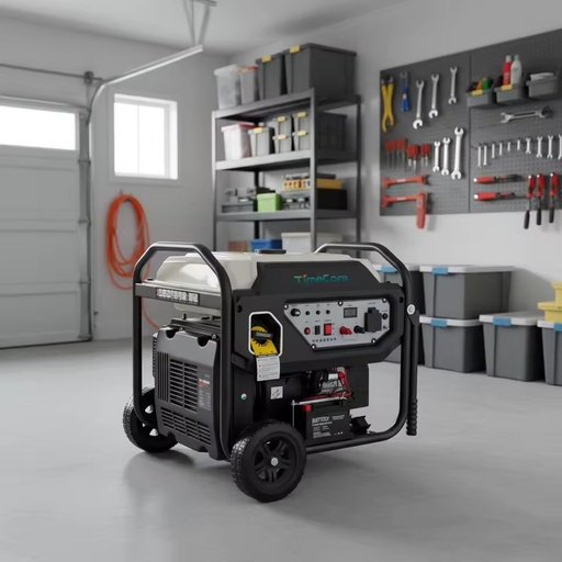 12500I Inverter Gasoline Generator 8.0KW Max Output, Single-Phase 230V/400V, Transistor Ignition