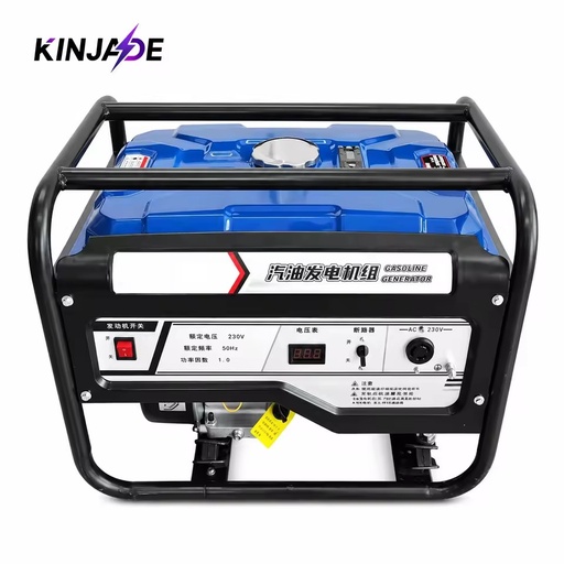 KINJADE K3800GO 3.0/3.2/3.8KW Portable Mini Petrol Generator 15L Fuel Tank Waterproof Design AC Electric Start for Construction