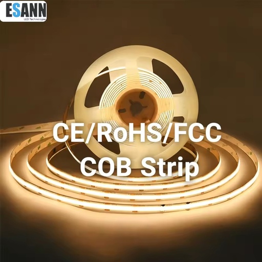 DC12V COB LED Strip Light 320leds/m Flexible Super Bright LED Strips Warm White 3000K Indoor Outdoor
