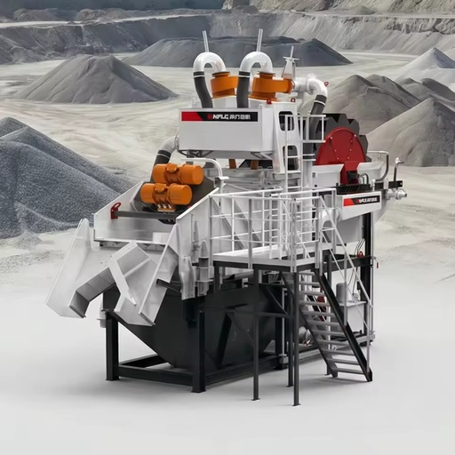 Stationary FW Series Wet Sand Washing Machine AC Motor Bearing Quartz Silica Sand Spiral Gravel Washer 160-200t/h Capacity