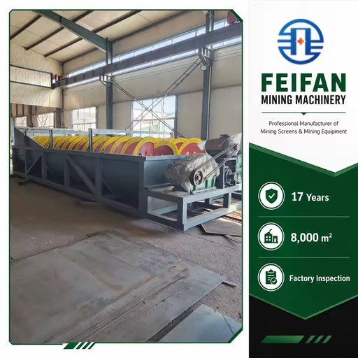 Low Maintenance Dual Shaft Coal Washing Separation Equipment Reliable Industrial Export Standard Spiral Sand Washer