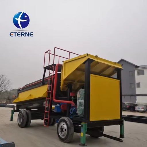 Gold Trommel Washing Plant Alluvial Gold Recovery Machine Sand Washer