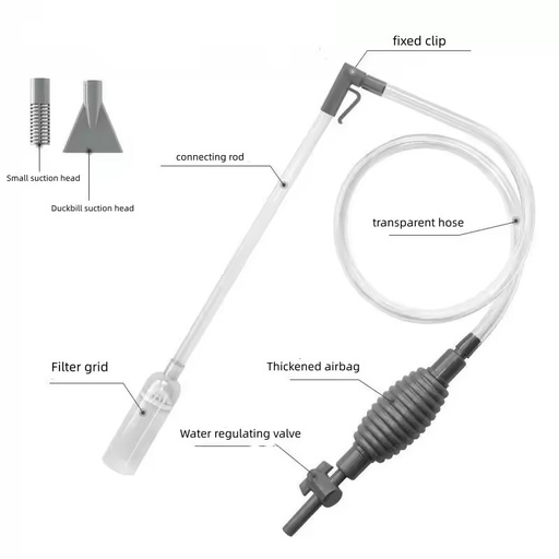 Plastic Eco-friendly Fish Tank Water Changer Siphon Pipe Sand Washer Water Pump Aquarium Supplies Fish Tank Cleaner