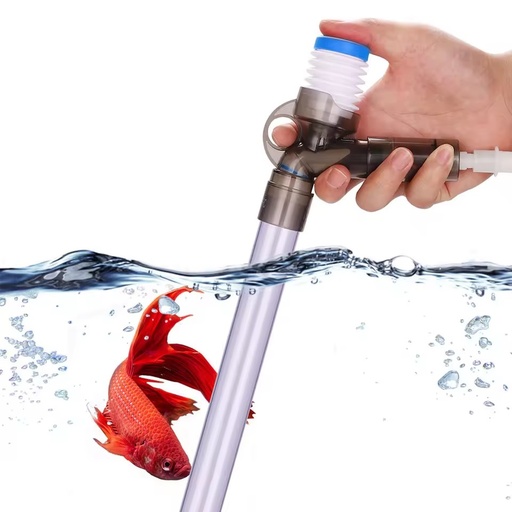 Press Type Exchange Water Sand Wash Cleaning Fish Aquarium Plastic Gravel Cleaner Fish Waste Remover Water Filter