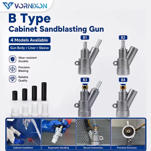 Pressure Washer Rotating Water Automatic Gun Nozzle Blasting Wet Cabinet Sand Blaster Sandblasting Machine Sandblasters