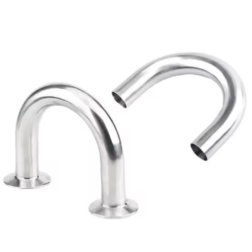 Stainless Steel Dairy Food Grade SS304 SS316 Custom 3 Inch Pipe 180 Degree U Shape Ss Tube Bend Return Elbow