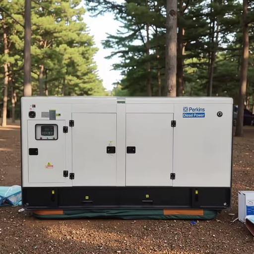 Super Silent Mini Portable 50KVA 100KVA 150KVA 3 Phase Diesel Perkins Engine Generator Set Electricity Generation for Home Used