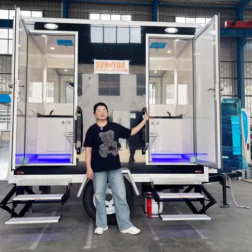 2025 the Factory Manufactures Luxury Portable Toilet Trailer Prefabricated Toilets