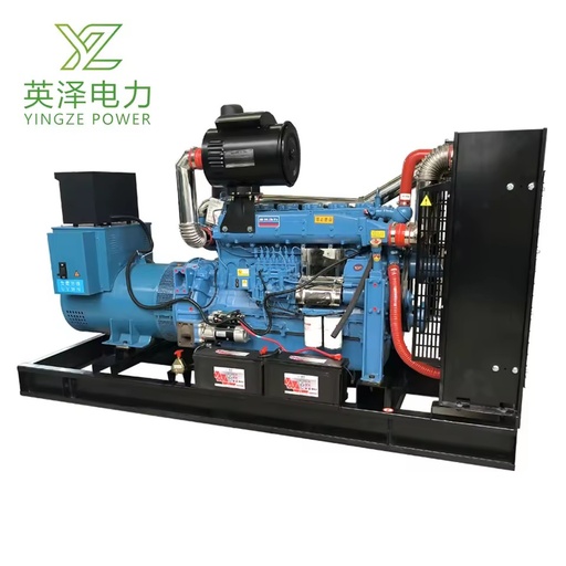 Open Type 75kva 100kva 150kva 200kva Water Cooling 3 Phase 380V Power Plant Diesel Generator Set with Engine