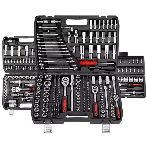 Industrial Grade 216pcs Professional Mechanic Tool Set Box Mechanic with Socket Wrench for Automotive Repair OEM Customizable