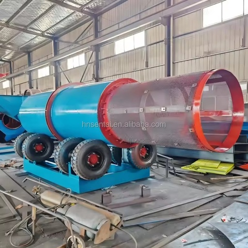 Rotary Drum Washer Machine for Mining Industry Stone Washer with Gear Core Components Sand Washing Equipment for Sale