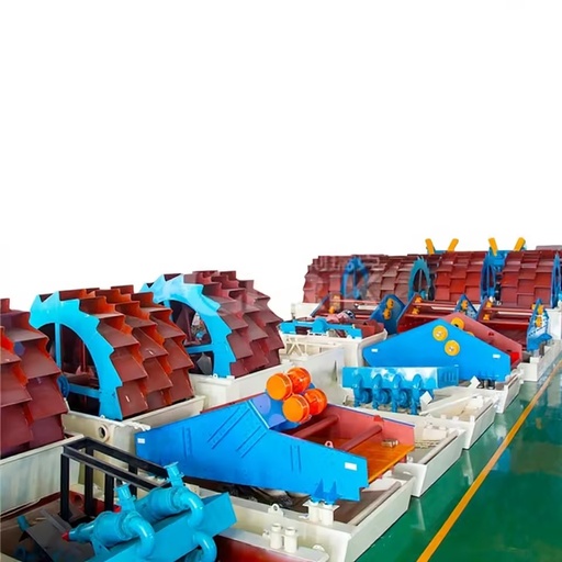 For Mini Portable Gold Silica Sand Screening & Washing Washer Machine 20-250t/h Capacity AC Motor Environment Protected