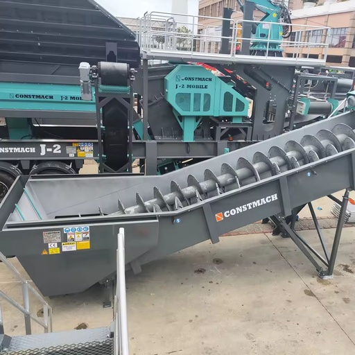 Screw & Spiral Stone Ore Washing Sand Washer with AC Motor Gear & Pump 25-45t/h Capacity