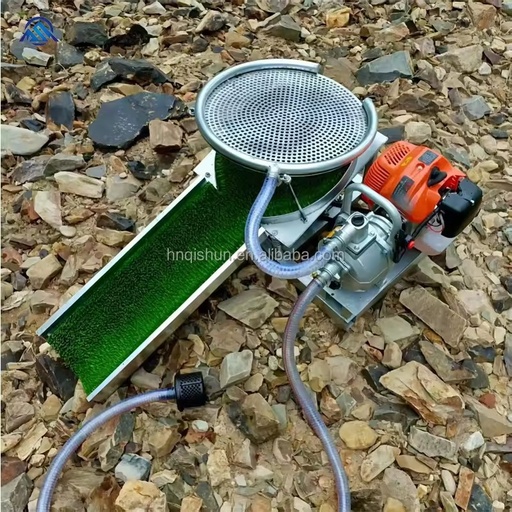 Portable Mini Petrol Automatic Gold Washer Small Vibrating River Sand and Gold Rush Machine Separator Gravity Mineral Separator