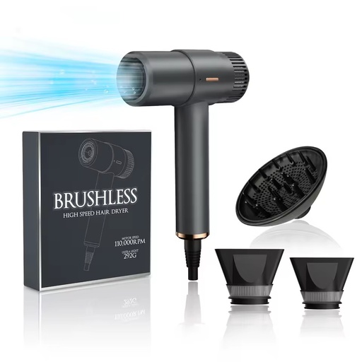 Household Use Negative Ions Hair Dryer Lightweight Travel Mini High Speed One Step Hair Dryer With Lcd Display