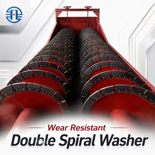OEM High Torque Drive Double Shaft Silica Ore Purification Machinery Simple Structure Heavy Industry Spiral Sand Washer