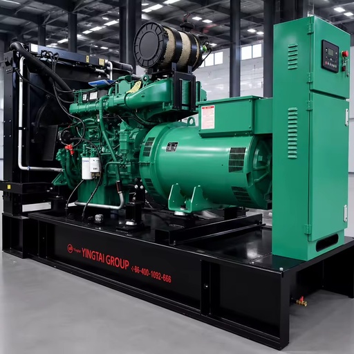 High Stability Volvo Generator Brushless Alternator Auto Voltage Adjustment Silent Container Type Hotel Project Backup Supply
