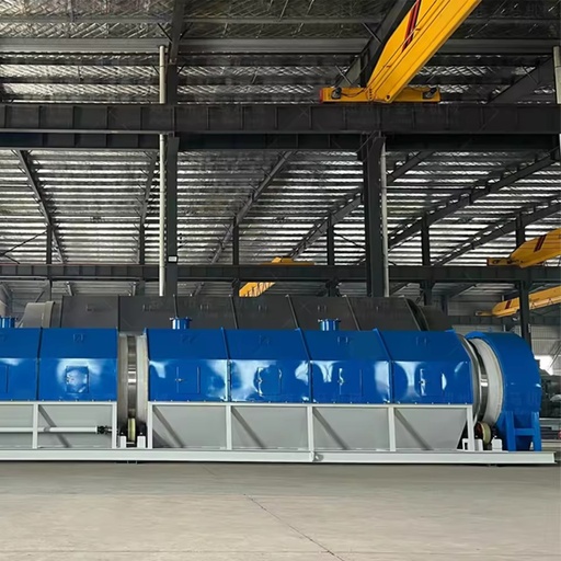 Waste Sorting Trommel Screen Sand Washer Trommel Screen Machine 25 Mt High Efficient Rotary Trommel Screen