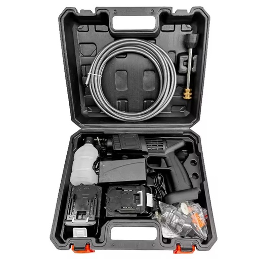 Industrial High-Pressure Portable Cordless Electric Car Washer Lithium Battery Powered Cleaning Machine Wash Spray Gun Tool Kit