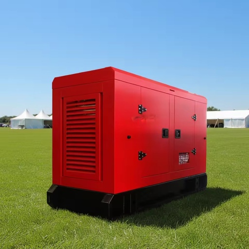 Open Trailers Electric Generator Set 50KW Silent Type Auto Start DC 220V Single/Both Phase 50/60HZ AC Power Water Cooled