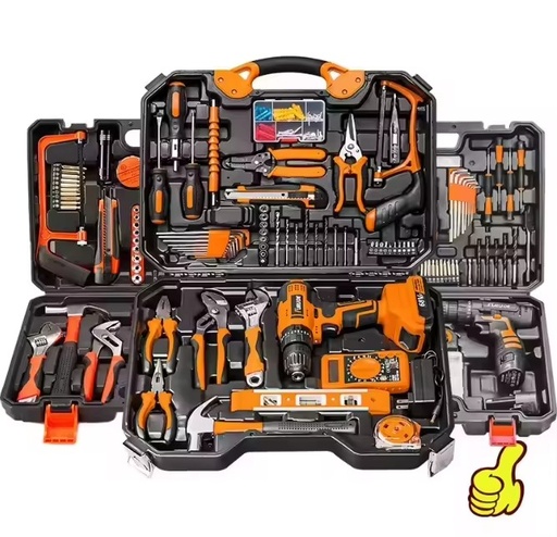 120pcs OEM Custom Manual High Carbon Steel Tool Box Set for Automotive Repair Professional Home Use