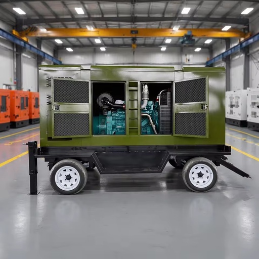 50kw 80kw 100kw 160kw 200kw 300kw Electric Speed Control Generator Diesel Generator Trailer Type Portable OEM Diesel Generator