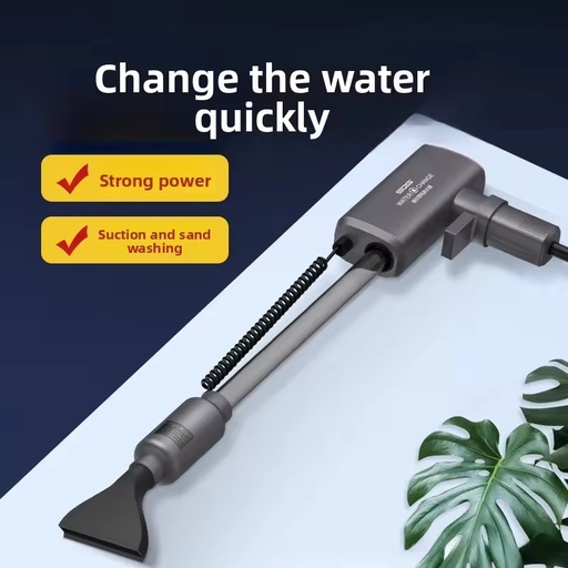 Guangdong Source Manufacturer Plastic Eco-Friendly Electric Water Changer Automatic Filter for Home Aquarium Fish Tank