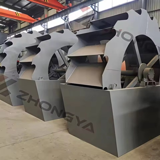 Anti-clog Wheel Sand Washer 60-120t/h AC Motor for Mine & Open Pit Quarry Workshop