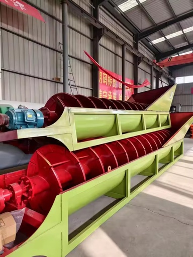 Single Spiral Sand Washer 1 Year Warranty for Cleaning Dewatering Sand Gravel Removing Mud Impurities Sand Making Plants