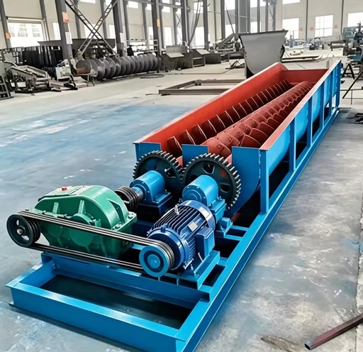 Factory Direct Sales Spiral Sand Washer Mining Feeding Hopper & Vibrating Screen Compatible Cement Plant Equipment