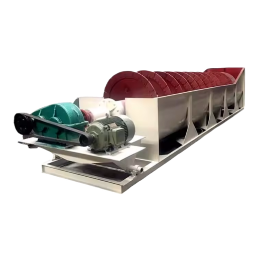 Energy Saving Spiral Sand Washer Water Saving Washing Plant for Silica Sand Calcite Sand for Glass Raw Material Factory