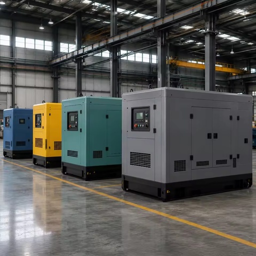 Factory Direct Silent Type Auto Start Open Frame Diesel Generator 100kW 200kW 300kW Competitive Price