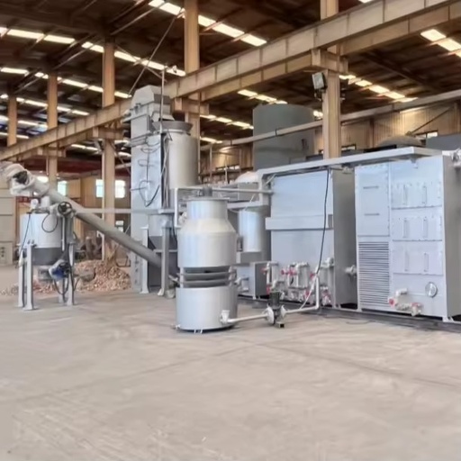 Biomass Gasifier Power Generation Equipment CE Certified Pyrolysis Machine 300m/h Syngas Output 100KW/h Efficiency PLC