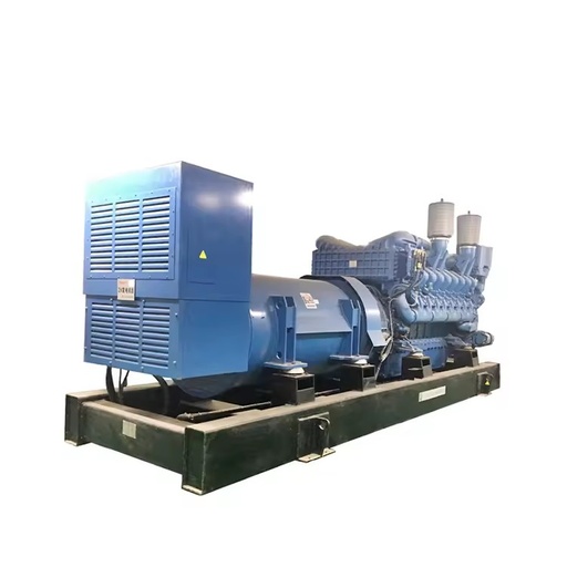 Diesel Generator 6.6kv 2mva Genset Engine AVR Regulator 50/60Hz Synchronization for Power Plant Silent Container ATS