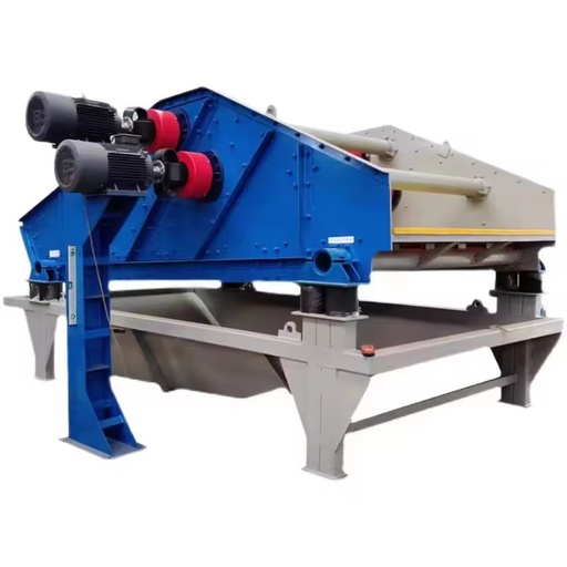 Mining Machinery Customized Dewatering Vibrating Screen Machine 2 Vibrating Motors High Output 20-35t/h Capacity Carbon