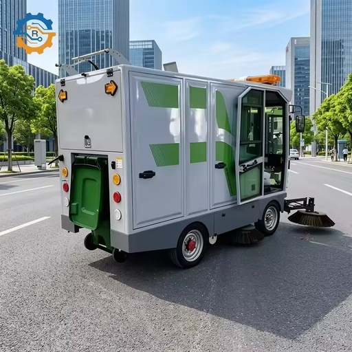 ROD Self-propelled Electric Ride-on Commercial Large Dust Bin Capacity for Logistics Sweeper