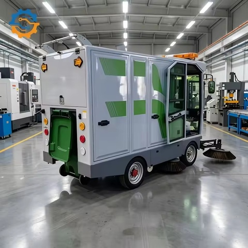 ROD Municipal Electric Ride-on Floor Cleaning Machine Dust-free Road Street Outdoor Indoor Large Area Sweeper