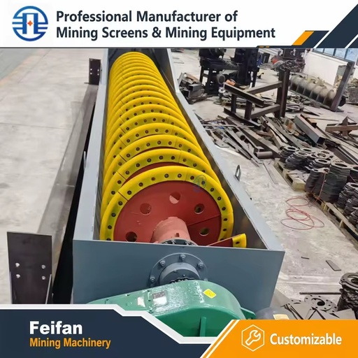 High Productivity Fully Automatic Single Helix Quarry Aggregate Rinsing Equipment Customized Fine Classification Pump