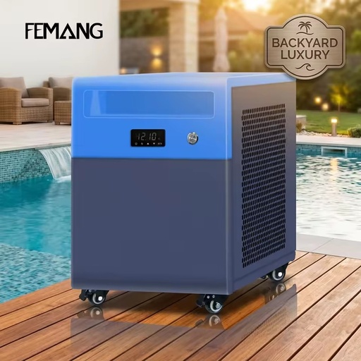 Outdoor Rated Luxury Ice Bath Chiller UV Protected Casing Water Cooling Machine for Home Backyard and Poolside