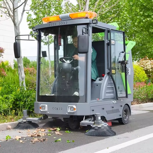 New High Efficiency Industrial Electric Ride-On 3-Wheel Battery-Powered Floor Sweeper Machine 1500-2500mm Sweeping
