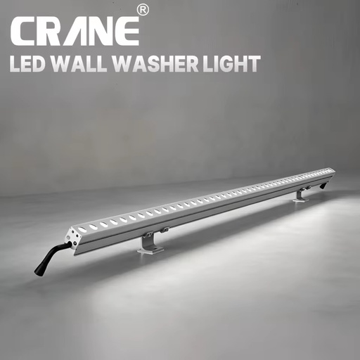 Programmable DMX512 LED Linear Wall Washer RGBW Color Mixing Gradient Running Water Light Effect DC24V Outdoor Landscape Light