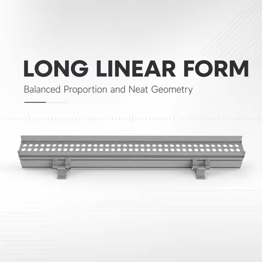 IP67 Waterproof Aluminum Architectural Building Facade Lighting Warm White DMX512 RGB RGBW Led Wall Washer with 5-Year Warranty
