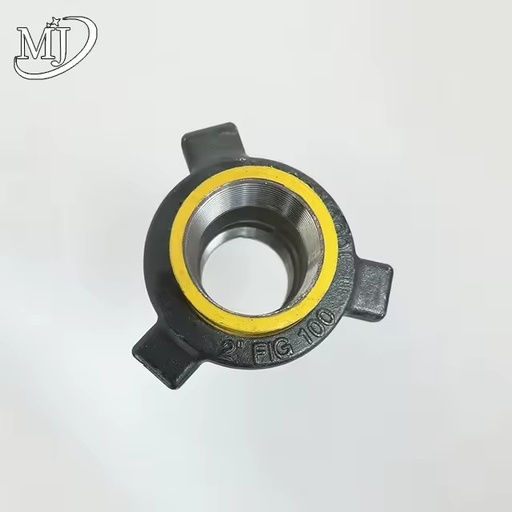 API 2" 100 Type Hammer Union Forged Steel Oilfield Mud Pipeline Adapter High Pressure Fluid 1 Year Warranty