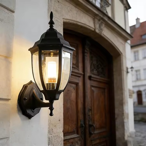 Vintage Sand Black Outdoor Wall Lamps Waterproof IP65 Outdoor Lights for Garden Patio Villa, Exterior Garden Lights Outdoor