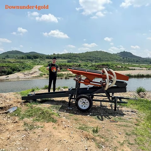 High-Accuracy Gold Shaker Deck Screen 5 Tons/Hour Alluvial Gold Wash Machine with